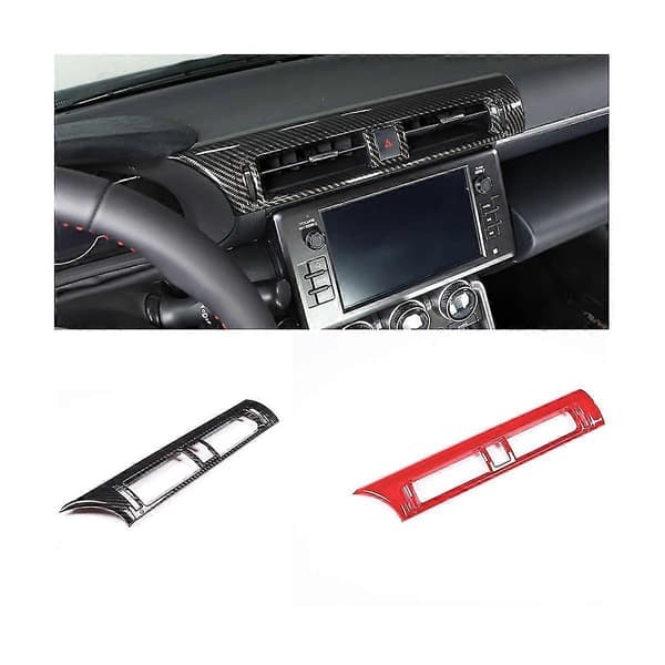 Bil Centerkonsol Aircondition Udluftningsramme Strip Til Brz 86 2022 Biltilbehør (carbon)