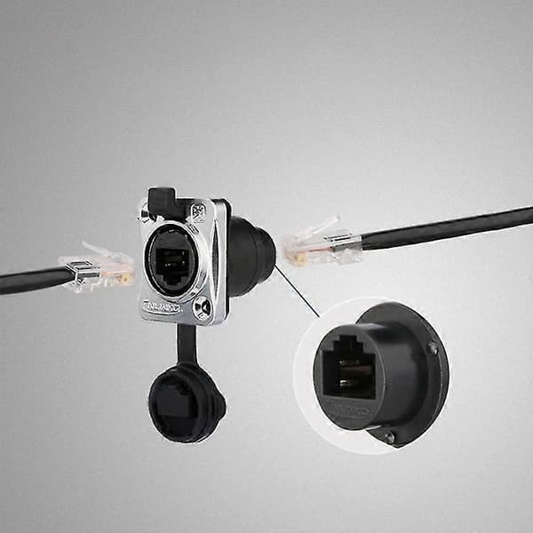 Ip67 Rj45 Koblinger / Etet Rj45 Plugg + Sokkel For Utendørs