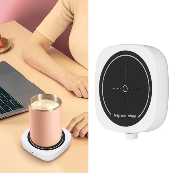 Magnetisk omrörare Tyst Mini USB Magnetisk Vätskeblandare för Bryggning Vetenskaplig Forskning 1L Kapacitet