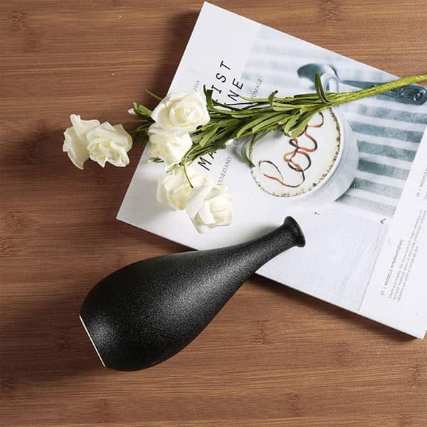 Keramisk Mini Vasesæt, Praktisk Keramik Simpelt Elegant Design Til Ideel Gave