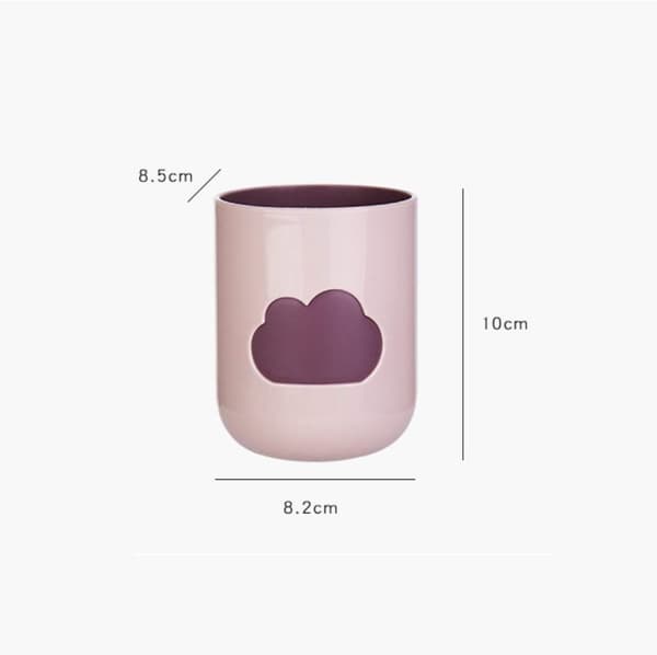 4-pack Tandborstmugg Okrossbar Badrumsmugg Söt Moiré för Småbarn