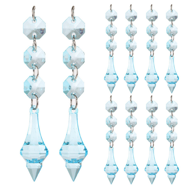 DIY Transparent Akryl Kuleperle Hengelampe Dekorasjon Ornament Tilbehør