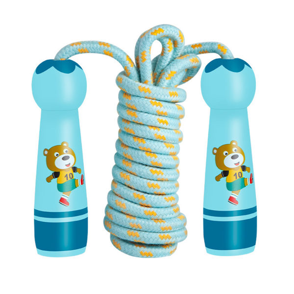 Jump Rope Kids, Children Adjustable Cotton Skipping Rope with