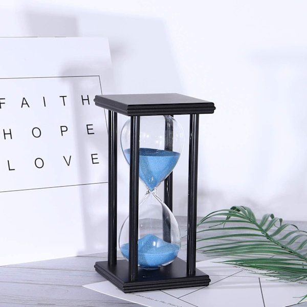60 Minutters Træ Sandurtimeglas Til Kreative Gaver Ro