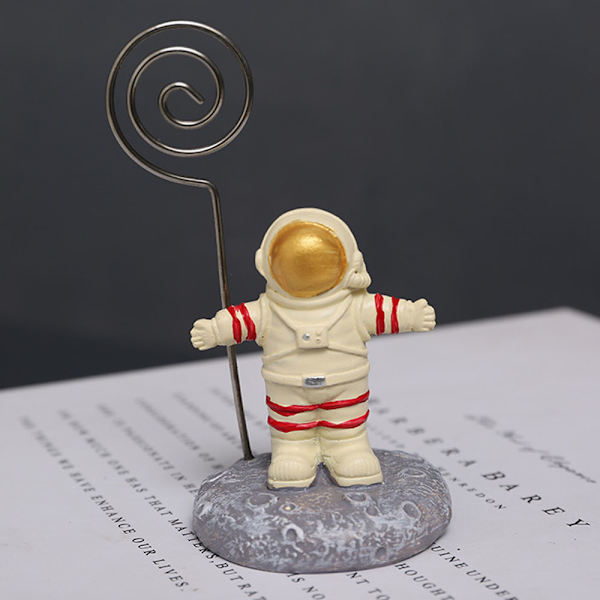 Astronautstaty Barnleksak Dekorativ Hemskrivbordet Hylla, A