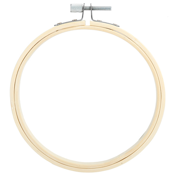 5 stk Runde Broderingsringe Krydssting Ramme Ring Loop Bambus Håndsyværktøjer