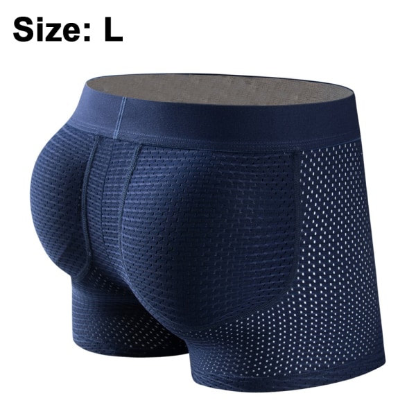 Men Mesh Underwear Boxers Trunks Shorts Breathable Crotch Mens