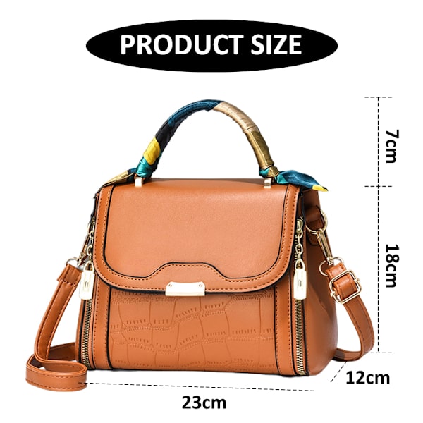 Ny mote stein vestlig stil skulder messenger bag båndpose passer for jobb date.