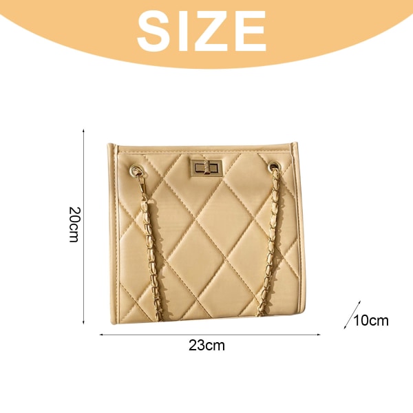 Snygg handväska, dam crossbody väska, konstläder