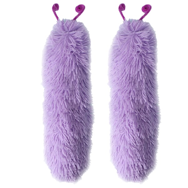 2pcs Caterpillar Rattle Cat Toy-Purple