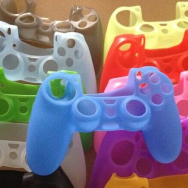 PS4 Kontroller Skin Grip Dekselsett Beskyttende Myk