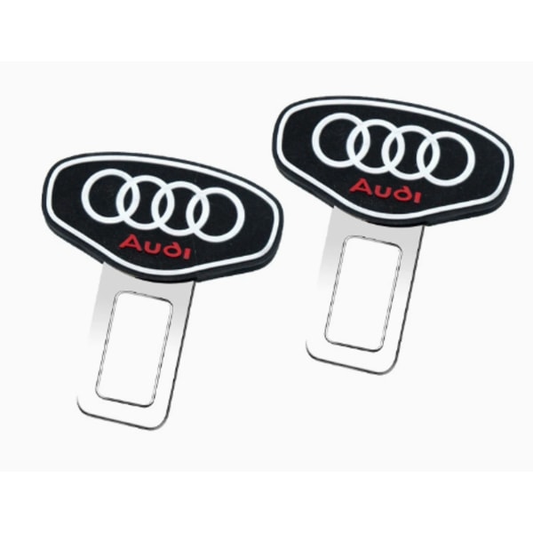 Passar Audi Bilbälte Tyst Spänne Dekorativ Klämma - 2-pack