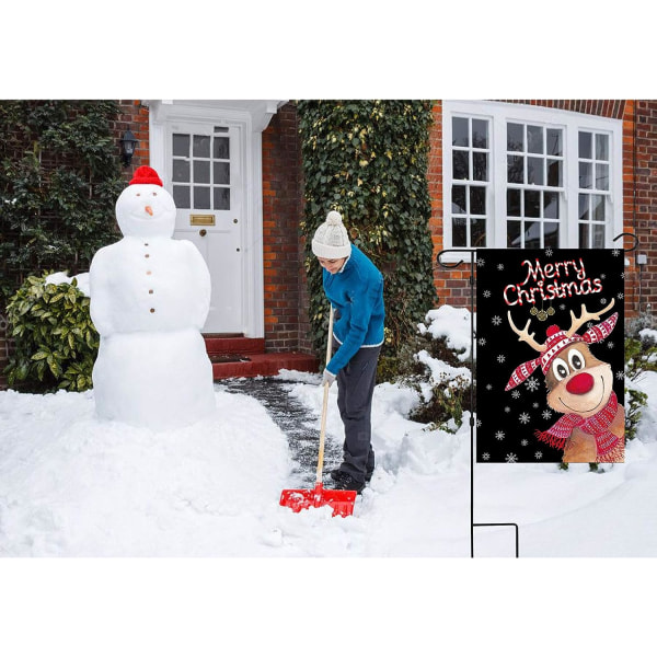 Julgransflaggor, julflaggor dubbelsidiga älgar