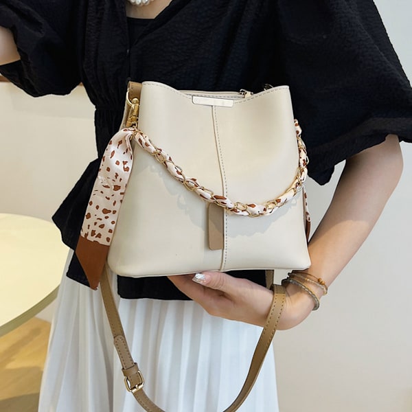 Stor kapacitet spandpose PU taske mode messenger taske niche
