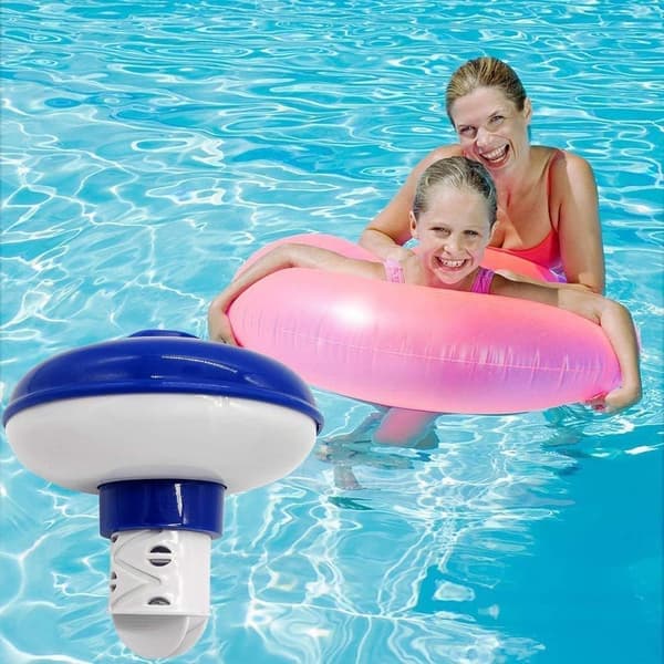 Flydende klor dispenser, justerbare ventilationsåbninger og låsbart låg, ch