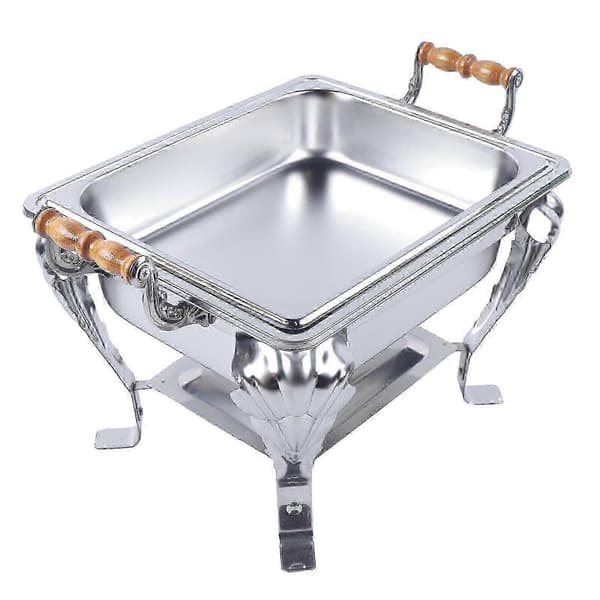 Ny 42 cm Chafing Dish i rostfritt stål för buffématvärmare
