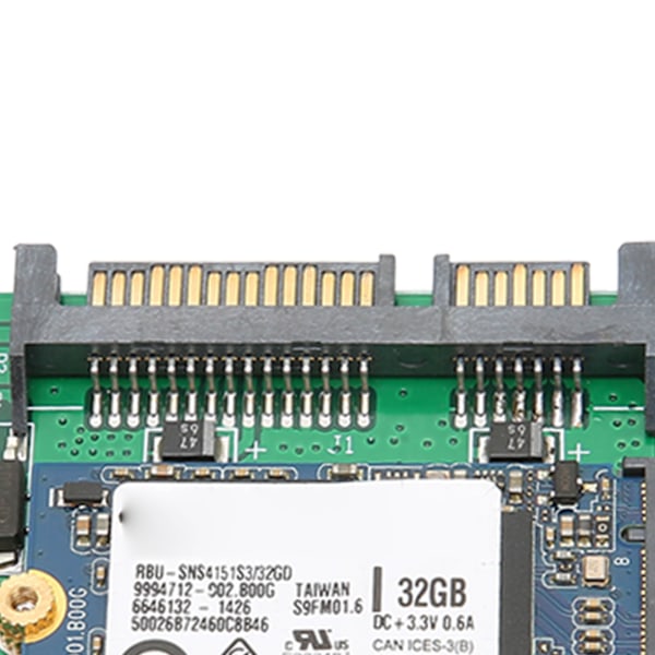 SATA-sovitin M.2 SSD 2-in-1 Suuri Kapasiteetti Vakaa Luotettava Kannettava Plug and Play Tietokoneen Tarvikkeet 32GB