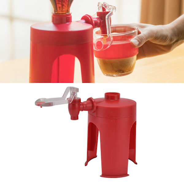 Vatten Dispenser Mini Automatisk Röd Upp och Ner Dricka Fontän för Hem Resor Camping Vatten Soda Dryck