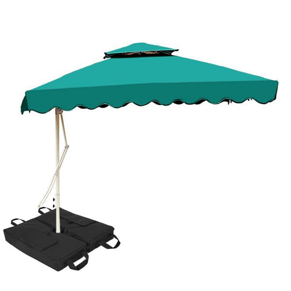Firkantet Parasolfod Vægt Sandpose til Have Cantilever Parasol