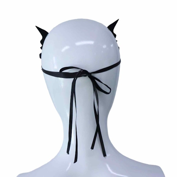 Halloween Maskerad Svart Fladdermusmask, Svart Unisex Filt Tyg Halv Ansikte Ögonmask, för Fest Cosplay Kostym Rekvisita Maskerad Karneval Tillbehör