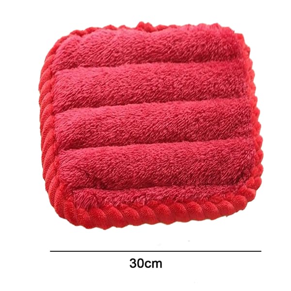 Vinter tjock plysch matstol dyna 30*30CM kontor dator halkfri sittdyna red style1