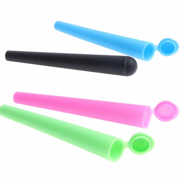 5 Stycken Joint Hållare, 120mm Återanvändbar Joint Case Tub Plast Cigarettfodral Vattentät Cone Holder Lufttäta Tubes för säker förvaring
