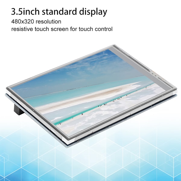 3,5 tommer RPi Display 480x320 4B Resistiv Touchskærm med Pen Passer til Raspberry Pi 3b