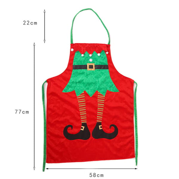 Sjove juleforklæder til bagning til kvinder mænd køkken madlavningsforklæder søde Thanksgiving juleforklæde gave til bagere style 3