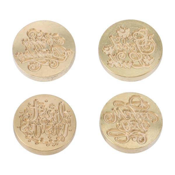 12 stk. \"Takk\" Voks Segl Stempel Retro Antikk Forseglingsvoks Scrapbooking Stempelhode Bryllupsdekorasjon