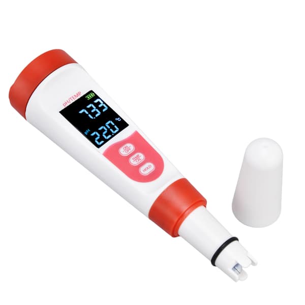 Digital PH-mätare med LCD-display, Multifunktionell vattenkvalitetstestare för dricksvatten, jordbruk, vattenbruk, akvarier, hydroponik (Hög