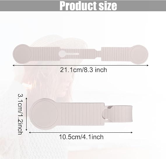 Pakke med 2 magnetiske hatteklemmer, hatteklemmer
