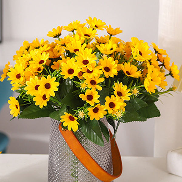 5 buketter konstgjorda blommor utomhus UV-beständiga konstgjorda blommor