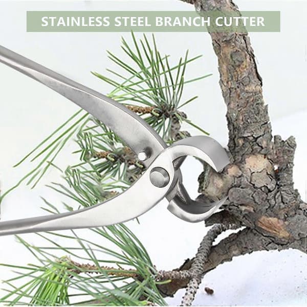 Bonsai Beskjæringskutter Multifunksjonell Rustfritt Stål Grenkutter 210mm Trimmer Hageplanter