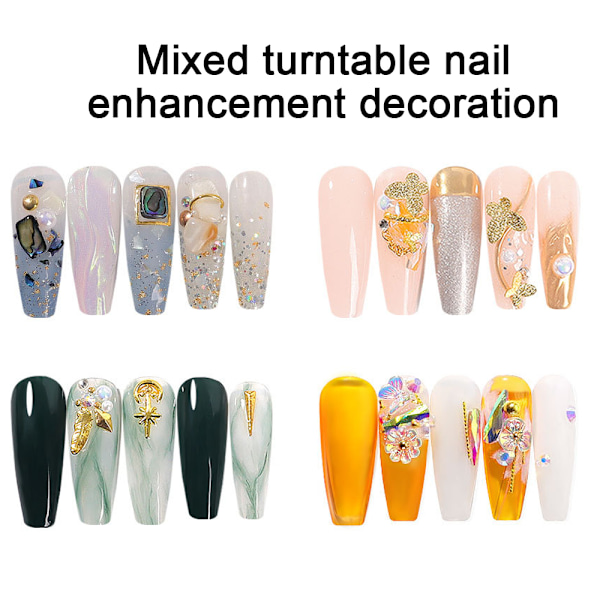 Neglecharms med flad bagside - Rhinestones