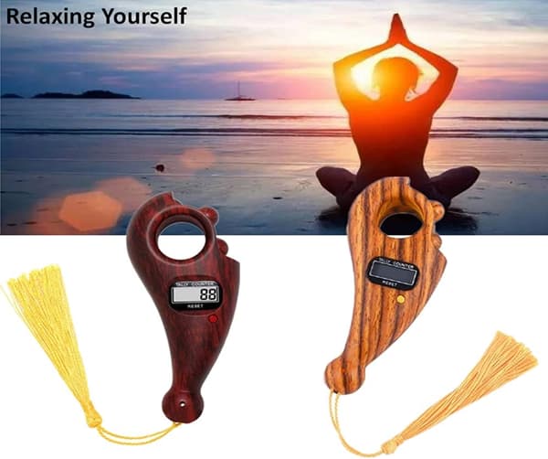 2 stk. Digital Perleteller, Digital Fingerteller, Buddha Perleteller