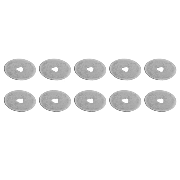 10Pcs Cloth Cutting Blade Stainless Steel Circular Rotating Sewing Cutter Replacement 45mm