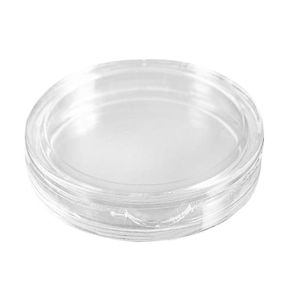 20 stk Små Runde Transparente Plast Myntkapsler Boks 26mm & 30mm