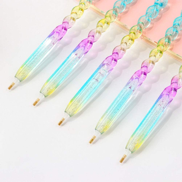 Stift för strasssten, Diamond Painting Verktyg 5D Drill Pen Fu