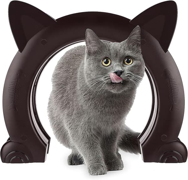 Katt Hund Dörrhål (Kaffe)