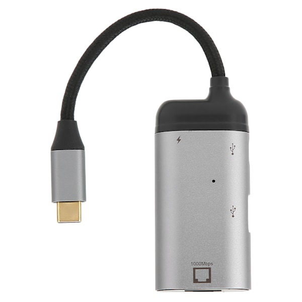 JORINDO Ethernet-adapter 3 i 1 10/100/1000 Mbps PD Snabbladdning USB till RJ45 Adapter för Windows/Android/OS X/iOS
