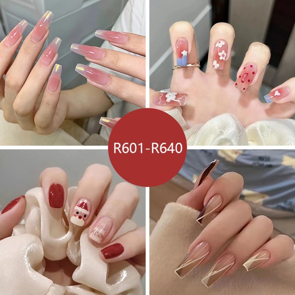 Joefnel Press on Nails  Europeiska falska naglar Press on Nails UV