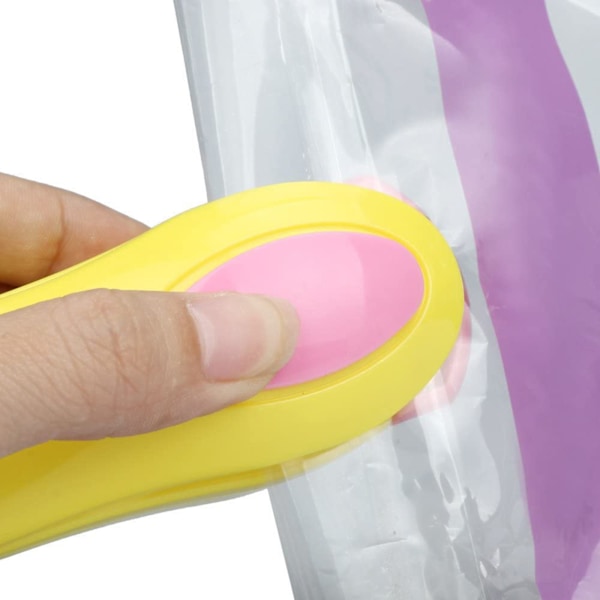 Mini Bærbar Forseglingsmaskine Varme Vakuumforsegler Husholdning til Plastikchips Snackposer Forseglingsfødevareopbevaringssparer