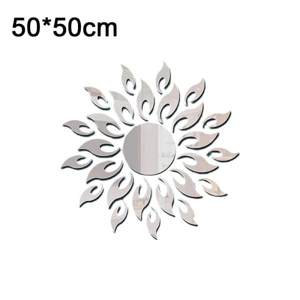 Spegelsticka solros självhäftande spegel vägg sovrum soffa li