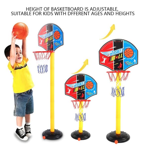 Innendørs Utendørs Barn Mini Basketball System Bakplate Ball Kit Leker Sett
