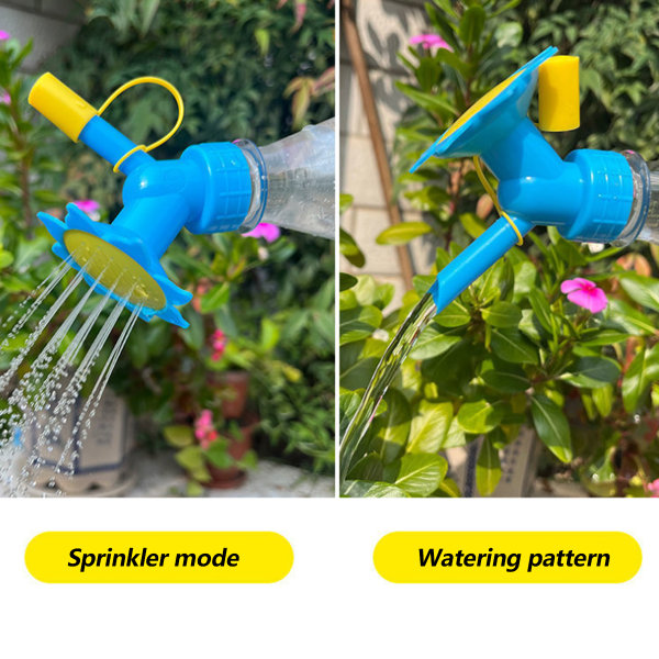 4 stk. Flaskekork Sprinkler Flaske Vanningstut Plante Dobbelthode Flaske Bonsai Vannkanne for Innendørs Frøplanter