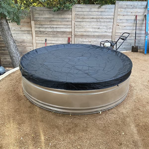 8 ft runt poolskydd, solskydd för ovanjordiska pooler, Ingro