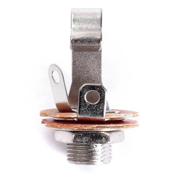 10 stk. Mono Input Jack til Guitar Bas 6,35 mm Orange