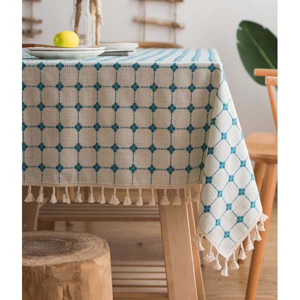 Moderne rektangulær duk 90x140cm vaskbar flekkbestandig