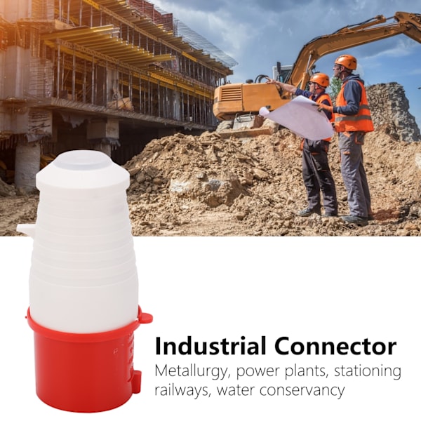 Industriel Strømstik 4-polet 3-faset Eksplosionssikkert Vandtæt 024 Type 32A AC380V415V