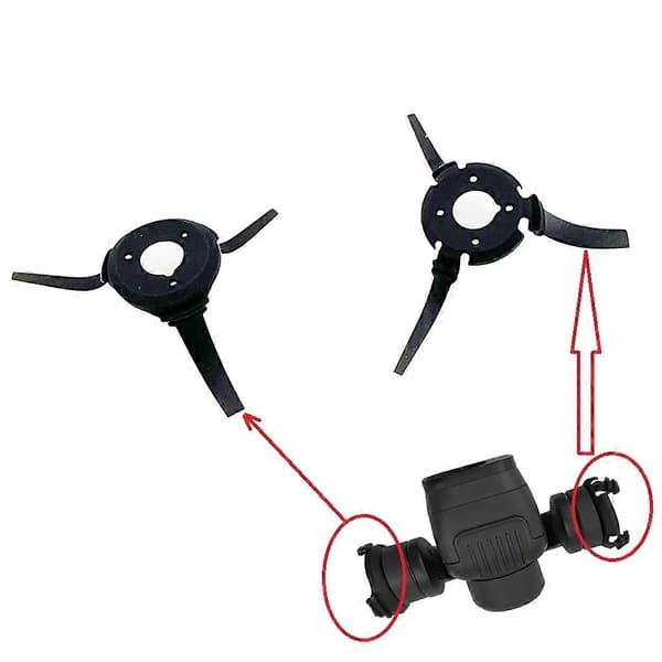 2 st Gimbal gummidämpare vänster/höger reparationsdel för Mini 3 Pro ersättning